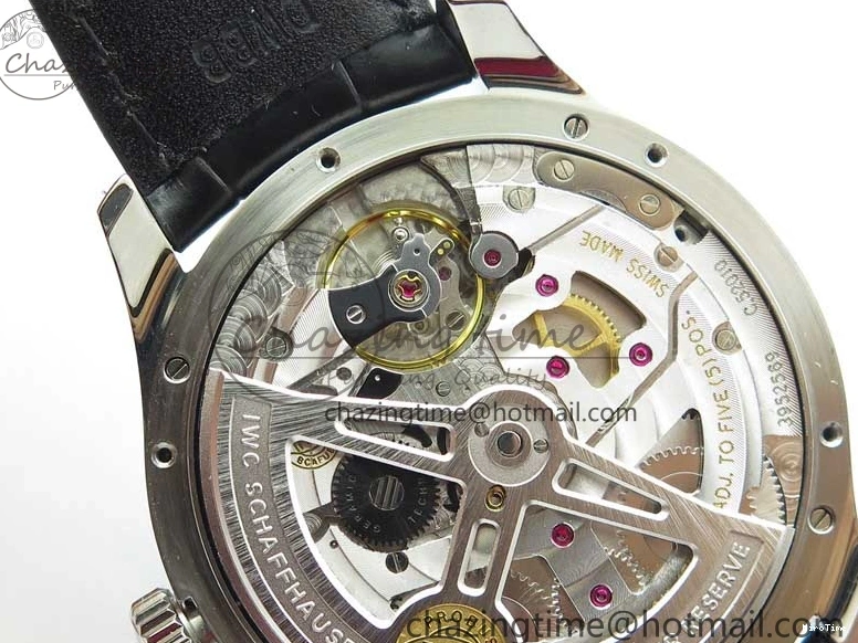 MIROTIME 0212 Portuguese Real PR Real Annual Calendar IW503510 ZF 1:1 Best Edition Green Dial on Black Leather Strap A QuickDry 7097